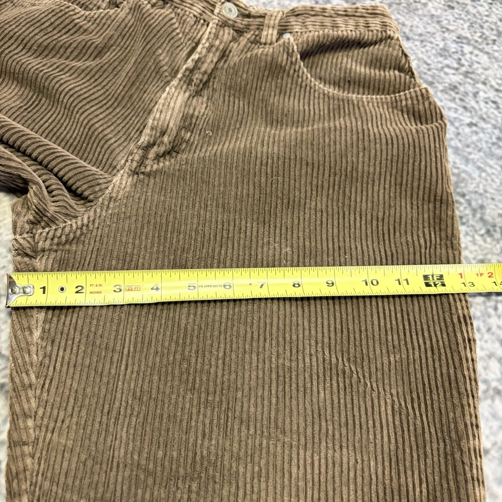 Unionbay Corduroy Pants Womens 11 (27x30) Brown Straight Leg Casual VTG Y2K - Picture 13 of 14
